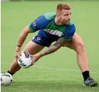  ??  ?? Adam Keighran will wear the No 6 jersey for the Warriors on Saturday