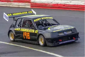  ?? ?? Steward has swapped his Classic Hot Rod for a SHP-built Peugeot