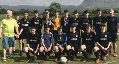  ??  ?? The Benbulben U16 Boys s are the Division 1 champions.