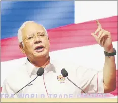  ??  ?? Datuk Seri Najib Tun Razak