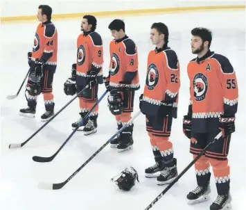  ?? —file photo ?? The Clarence Creek Castors and the Gatineau-Hull Volant battle each other to decide who will be the champion team of the NCJHL for the 2022-2023 season. The Volant have won the first two games of the finals series but the Castors head coach Tim Kosch is confident that Clarence Creek can put the brakes on Gatineau’s winning run.