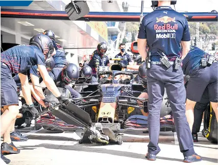  ?? ?? Red Bull probó un nuevo motor con su piloto estelar.