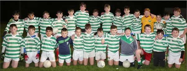  ??  ?? The victorious St. Senan’s (Enniscorth­y) squad.