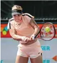  ?? Foto: dpa ?? Sabine Lisicki musste gegen Andrea Pet kovic verletzt aufgeben.
TENNIS