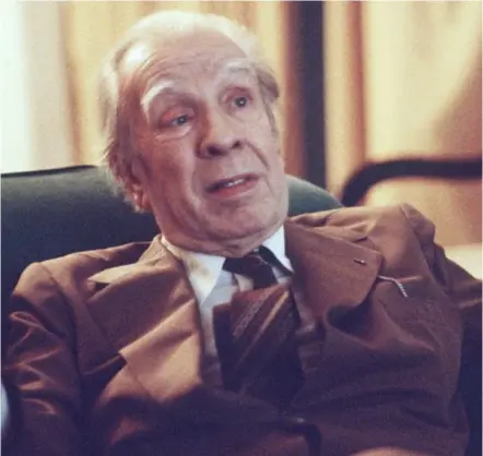  ?? ARCHiVo gn / aP ?? Borges, en su apartament­o en Buenos Aires, Argentina, el 20 de noviembre de 1981.