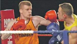  ?? Action photos: Iain Ferguson, The Write Image ?? Dawid Jarzab returned to the ring after an absence of six years. He defeated Jamie Walker and also won the boxer of the night trophy.