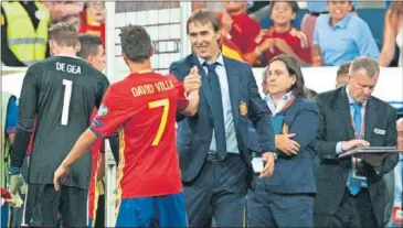  ??  ?? INVICTO. La etapa de Lopetegui al frente de la Selección se salda con ninguna derrota en 20 partidos.