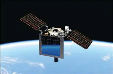 ?? SSTL ?? An artist’s impression of Surrey Satellite Technology Ltd’s (SSTL) TrueColour spacecraft, whose design is the basis of the Philippine’s Mula satellite.