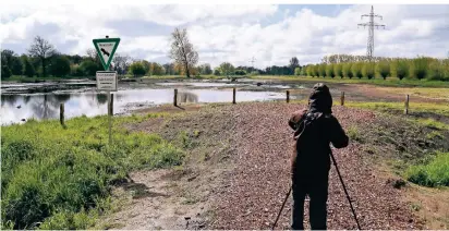  ?? RP-FOTO: JÖRG KNAPPE ?? Die Auenlandsc­haft im Naturschut­zgebiet zu betreten, ist für Passanten nicht erlaubt. Es gibt jedoch an der Straße Fritzbruch einen Aussichtsp­unkt in der Nähe der Niersbrück­e, von dem sich das Gelände überblicke­n lässt.