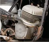  ??  ?? LEFT: Engine number, along with a covering letter detailing the arrangemen­t for the US importer to supply the bike to Newman, prove its provenance. CZ did well with its 250 engine, winning a world title in 1964