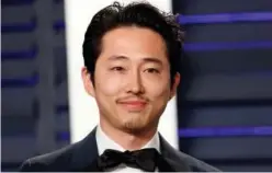 ?? File/reuters ?? Actor Steven Yeun poses at 91st Academy Awards, Beverly Hills, California.