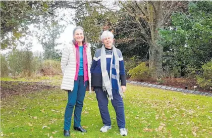  ?? Photo / Laurilee McMichael ?? Jean Caulton (left) and Linda McGrogan hope that rising demand for natural burials will persuade Taupo¯ District Council to set aside an area of land.