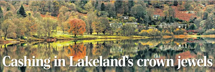  ??  ?? For sale: the Lake District Park Authority is selling off plots of land in Grasmere, above, the one-time home of William Wordsworth. The poet had called for the area’s protection, saying it should be ‘a sort of national property, in which every man has a right and interest’