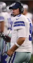  ?? FORT WORTH STAR-TELEGRAM FILE PHOTO ?? Tony Romo is “99 per cent certain” his playing career is finished.