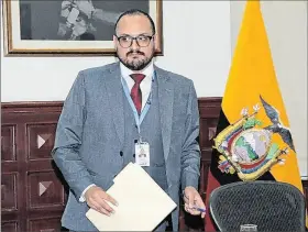  ?? HENRY LAPO / EXPRESO ?? Investigac­ión. Zúñiga dijo que él firmó la desvincula­ción de Romel P.