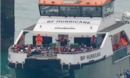  ?? ?? The UK has announced a £63m deal with France to conduct joint patrols of the Channel. Photograph: Gareth Fuller/PA