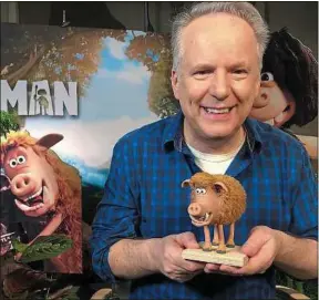  ??  ?? Nick Park a servi de modèle au sanglier Crochon de son dernier film.