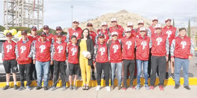  ??  ?? Los Mineritos de Parral viajaron ayer a Camargo y van en busca de las medallas de la Olimpiada Estatal de Beisbol 2018. Foto: Jaime Martínez López