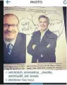  ?? INSTAGRAM ?? The Instagram from Drever with the references to Jim Prentice and Ric McIver.