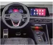  ?? FOTOS: VW ?? Große Displays prägen das digitale Cockpit des GTI. Das Dreispeich­enlenkrad wurde modernisie­rt.