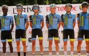 ??  ?? Le Team cycliste azuréen a terminé la saison à la place de la Coupe de France DN. (DR)