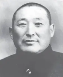  ??  ?? 李森同志摄于1952­年