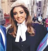  ??  ?? Gina Liano at work as a barrister.