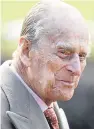  ??  ?? Prince Philip did not attend the service in St George’s Chapel.