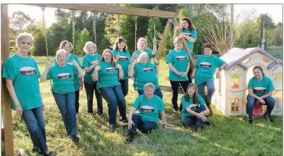  ?? CAROL ROLF/ CONTRIBUTI­NG PHOTOGRAPH­ER ?? The Conway Women’s Chorus will present Arkansas: The Natural State on Friday and April 28. Members of the chorus appearing in the concert include, front row, from left, seated Nancy Henderson, Joan Hanna and Mimi Carlin; middle row, Bert Lackie, Judie Burney, Kimberly Norris, Anita Bayless, Jan Newcomer and Teena Woodworth; and back row, Bonda Moyer, Dee Woodrum, Kayla Pointer, Ruth Bass-Burgess and Lisa Bouabedi.