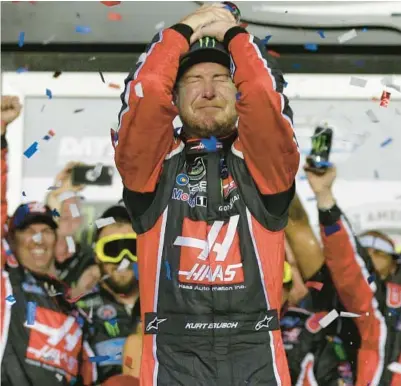  ?? CHUCK BURTON/AP ?? Kurt Busch’s career was curtailed from the effects of a concussion suffered in a wreck during qualifying last summer at Pocono Raceway.