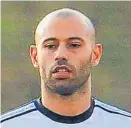  ??  ?? Javier Mascherano (32). Defensor-volante de Barcelona.