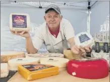  ?? PICTURES: JONATHAN GAWTHORPE/JAMES HARDISTY ?? SAY CHEESE: Left, Harry Baines says online cheese and wine parties have fuelled demand for his products at Love Cheese in York; above, Jeremy Benn of Wharfedale Fine Cheeses has never been busier.