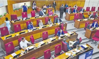  ?? ?? La Cámara de Senadores analizará en su sesión ordinaria de la fecha el plan de reforma policial.