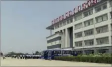  ?? ASSOCIATED PRESS ?? This image made from a 2014, video shows the Pyongyang University of Science and Technology. North Korea confirmed on Wednesday the detention of American citizen Kim Sang Dok, who was referred to as Kim Sang-duk when Pyongyang University of Science and...