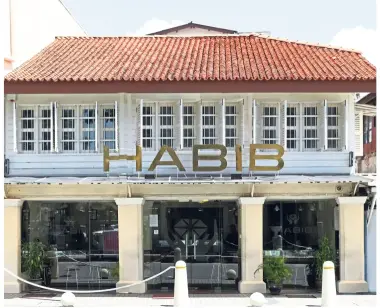  ??  ?? The Habib store on Pitt Street, Penang, still stands today.