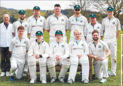  ?? Pictures: Matthew Walker FM4320190; FM4320207, inset ?? The Leeds & Broomfield team against Broadstair­s. Inset, Martin McCague batting