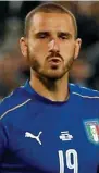  ??  ?? Costly: Italy’s Bonucci rues his penalty miss