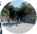  ??  ?? Punakaiki blow hole walkway is closed and the tourist spot deserted.