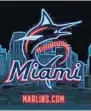  ?? COURTESY OF MIAMI MARLINS ?? The Marlins disclosed the team’s new logo for the upcoming season on Thursday.Coming Friday: The team will display new uniforms and merchandis­e.