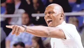  ??  ?? Memphis East’s head coach Anfernee “Penny” Hardaway coaches from the sidelines during the TSSAA Boys State Basketball Tournament. HELEN COMER/DNJ