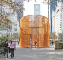  ?? JASON WYCHE ?? L’organisme à but non lucratif Public Art Fund a dévoilé le plus grand projet d’envergure de son histoire avec Good Fences Make
Good Neighbors de l’artiste chinois Ai Weiwei.