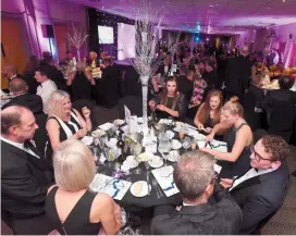  ?? ?? A previous business awards evening in 2019. Ref:130372-70