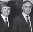  ??  ?? Deputy John Browne with Albert Reynolds in the early 1990s.