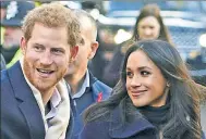  ?? AFP ?? Prince Harry and Meghan Markle.