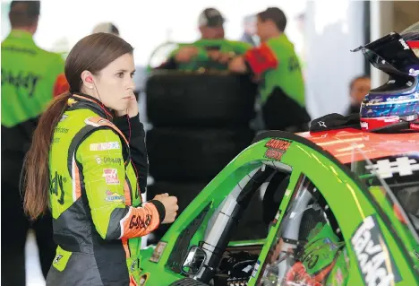  ?? R. BRENT SMITH / THE ASSOCIATED PRESS FILES ?? Sprint Cup Series driver Danica Patrick has become a viable driver on the male-dominated NASCAR circuit.