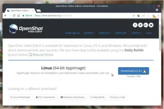  ??  ?? If anyone’s looking to throw money his way, Jonathan Thomas of OpenShot would love to create a web-based solution that will do everything from pulling sources, adding dependenci­es, building a universal installer and publishing it.