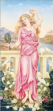  ??  ?? Helena de Troia
“És curandera, perspicaç i va ser participan­t activa en la guerra de Troia, però no la causant”. A dalt, una tela d’Evelyn de Morgan de l’any 1898