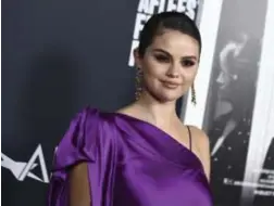  ?? FOTO JORDAN STRAUSS/INVISION/ AP ?? Selena Gomez getuigt over de moeilijke jaren die ze achter de rug heeft in een nieuwe documentai­re.