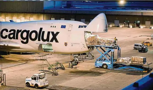  ?? Foto: Cargolux ?? Bei Cargolux hält man es für durchaus möglich, dass ein Teil der Seefracht auf die Luftfracht verlagert wird.