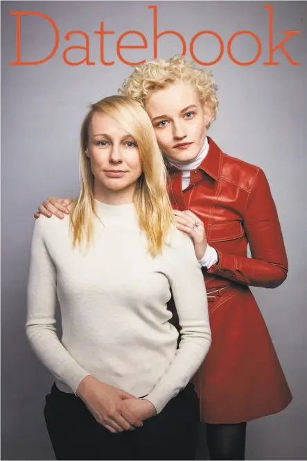  ?? Taylor Jewell / Invision ?? Julia Garner (right) stars in
“The Assistant,” about a young woman who finds herself enabling the predatory behavior of her boss. Writer and director Kitty
Green says she interviewe­d close to 100 women, some of whom had worked for
Harvey
Weinstein.